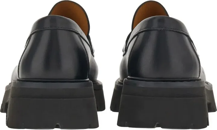 Logo-Embossed Chunky Leather Loafers - Image 3