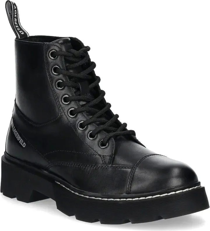 Logo-Embossed Combat Boots - Image 2