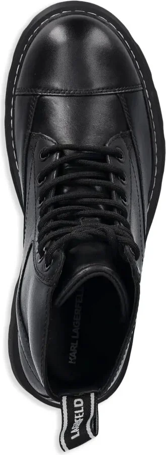 Logo-Embossed Combat Boots - Image 4