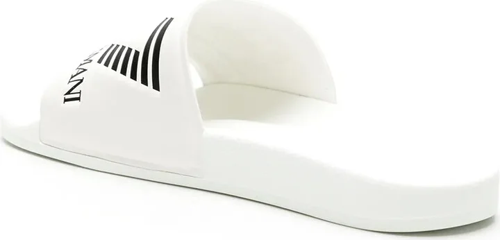 Logo-Embossed Faux-Leather Slides - Image 3