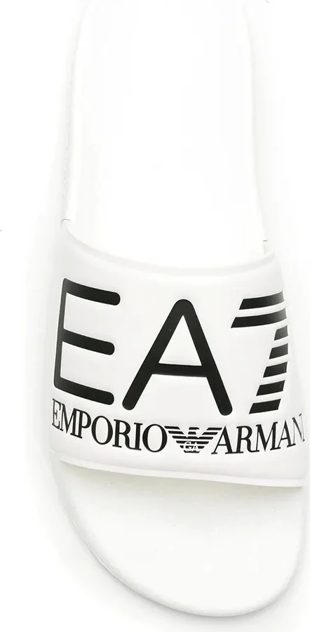 Logo-Embossed Faux-Leather Slides - Image 4