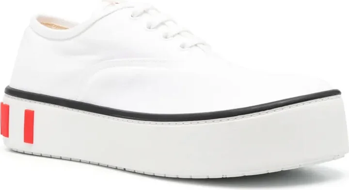 Logo-Embossed Flatform Sneakers - Image 2