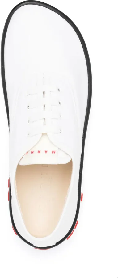 Logo-Embossed Flatform Sneakers - Image 4