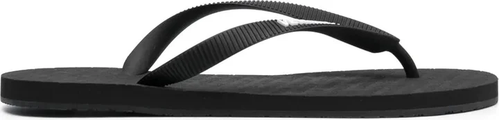 Logo-Embossed Flip Flops