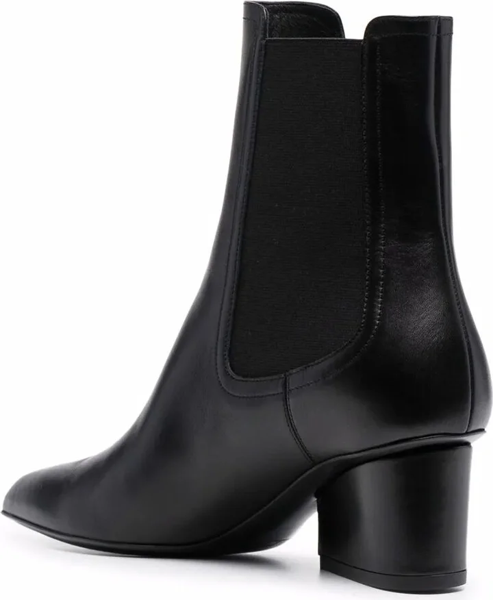 logo-embossed heel Chelsea boots - Image 3