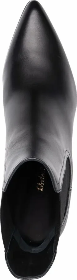 logo-embossed heel Chelsea boots - Image 4