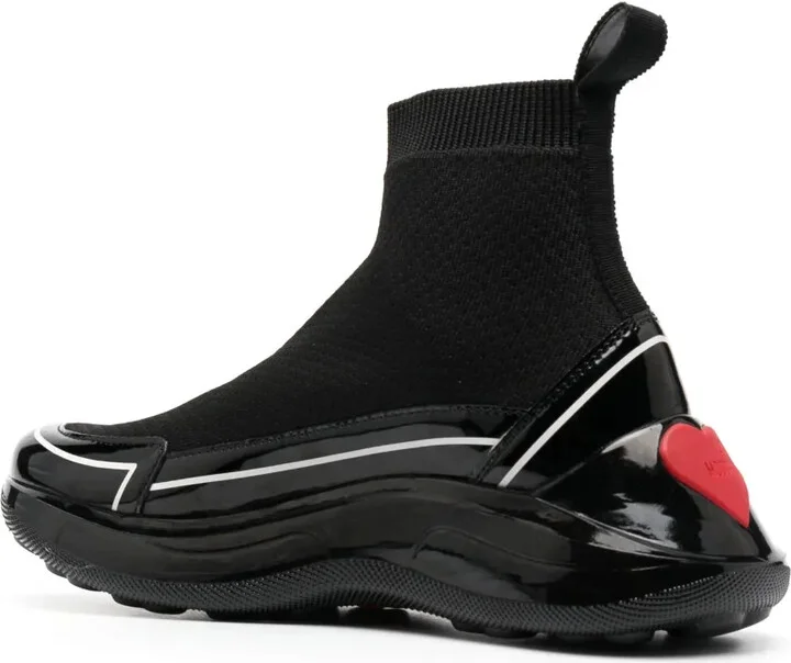 Logo-Embossed High-Top Sneakers - Image 3