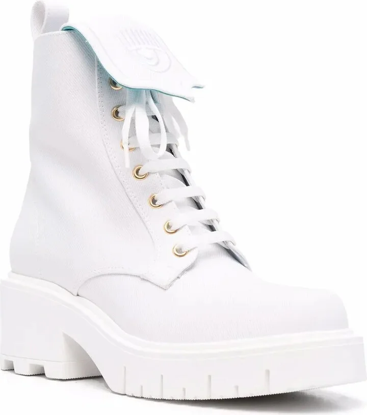 Logo-Embossed Lace-Up Boots - Image 2