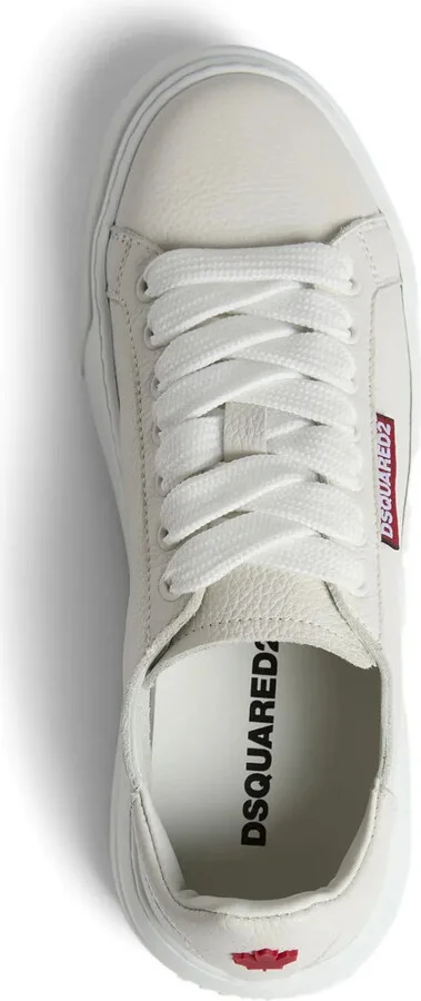 Logo-Embossed Lace-Up Sneakers - Image 4
