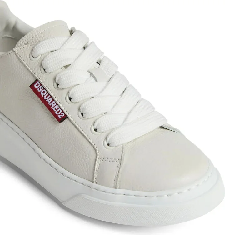 Logo-Embossed Lace-Up Sneakers - Image 5