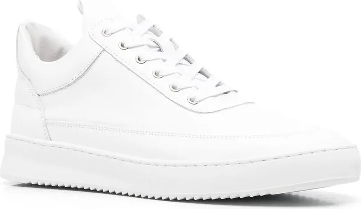 Logo-Embossed Lace-Up Sneakers - Image 2