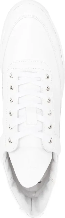 Logo-Embossed Lace-Up Sneakers - Image 4