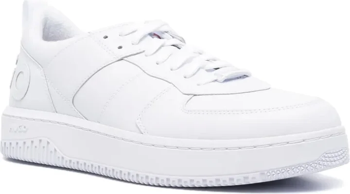 Logo-Embossed Lace-Up Sneakers - Image 2