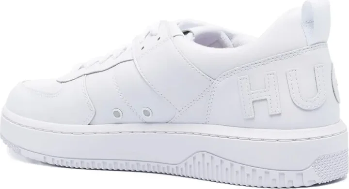 Logo-Embossed Lace-Up Sneakers - Image 3