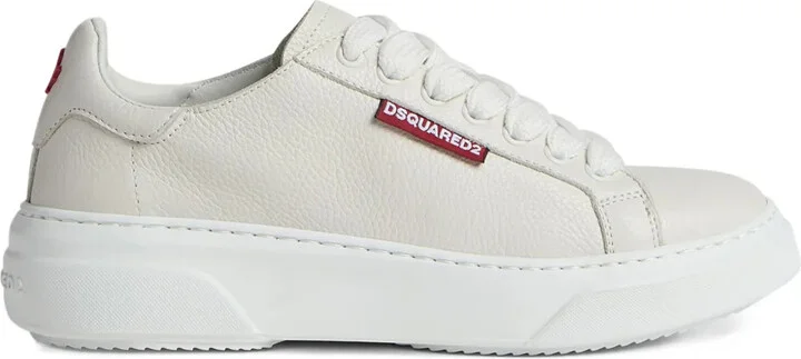 Logo-Embossed Lace-Up Sneakers