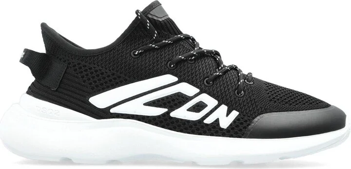 Logo-embossed Lace-up Sneakers