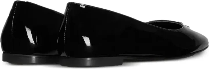 Logo-Embossed Leather Ballerina Shoes - Image 3