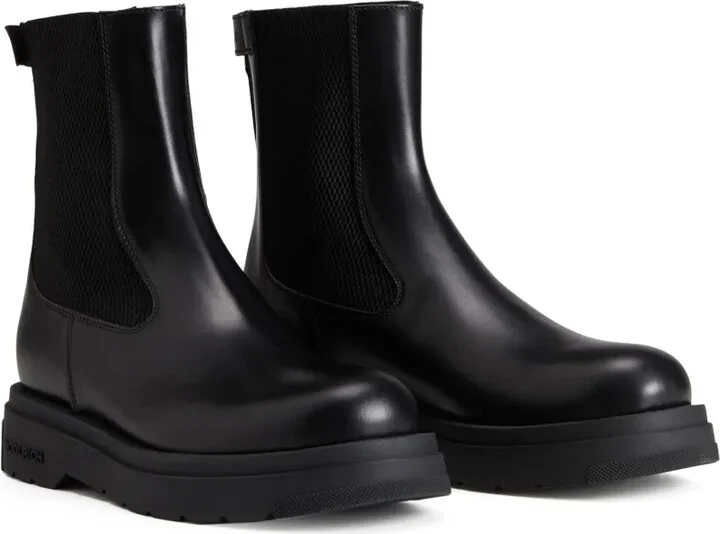 Logo-Embossed Leather Chelsea Boots - Image 2