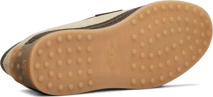 Logo Embossed Leather Loafers - Image 4