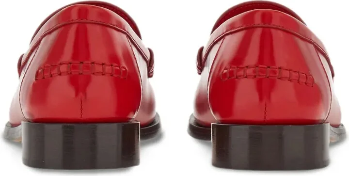 Logo-Embossed Leather Loafers - Image 3