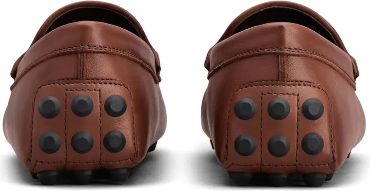 Logo-Embossed Leather Penny Loafers - Image 3