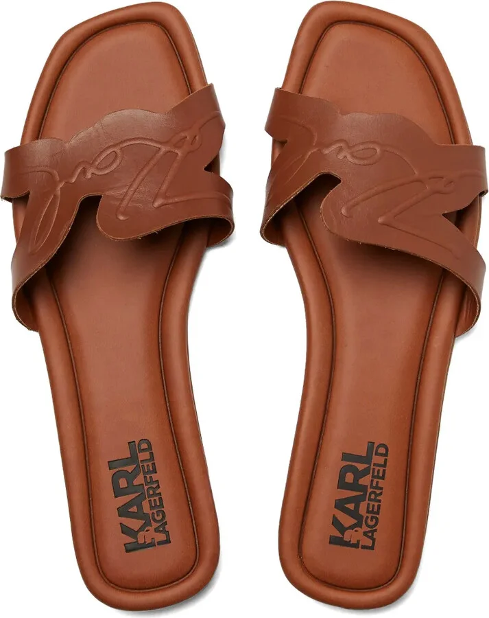 Logo-Embossed Leather Sandals - Image 4