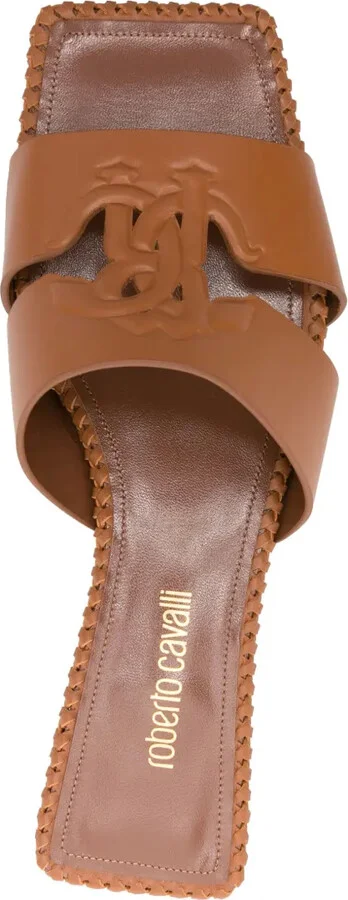 Logo-Embossed Leather Sandals - Image 4