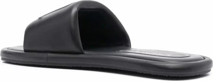 Logo-Embossed Leather Sandals - Image 3