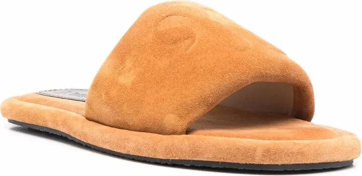 Logo-Embossed Leather Sandals - Image 2