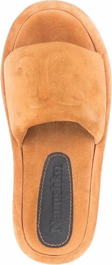 Logo-Embossed Leather Sandals - Image 4