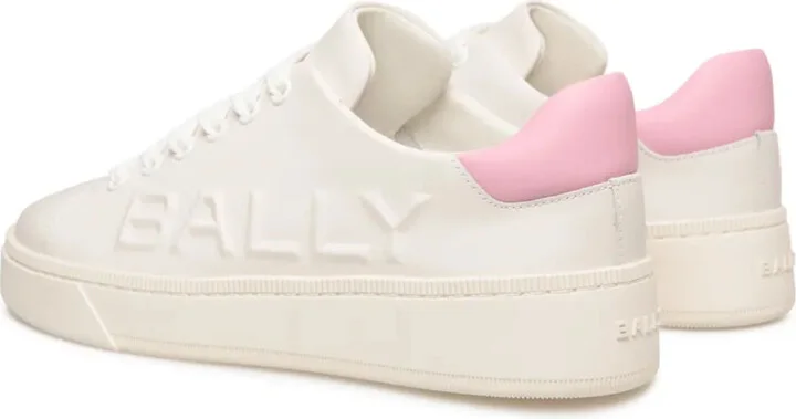 Logo-Embossed Leather Sneakers - Image 3