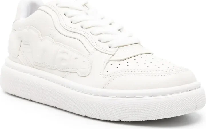 Logo-Embossed Leather Sneakers - Image 2