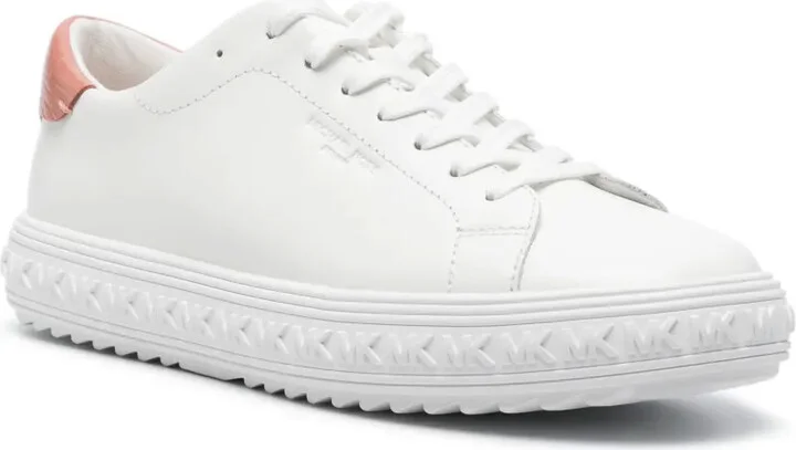 Logo-Embossed Leather Sneakers - Image 2