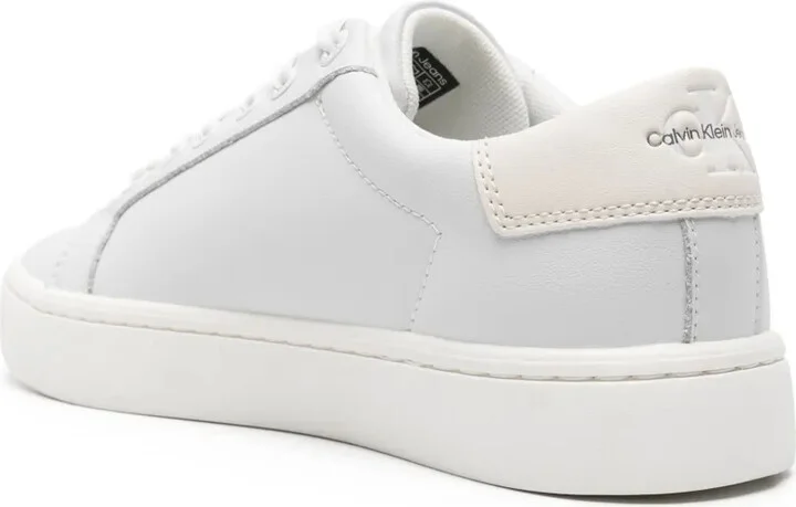 Logo-Embossed Leather Sneakers - Image 3