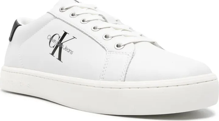Logo-Embossed Leather Sneakers - Image 2