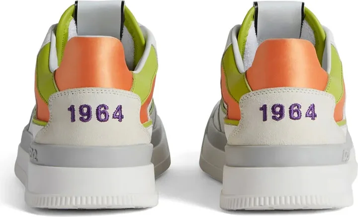 Logo-Embossed Leather Sneakers - Image 3