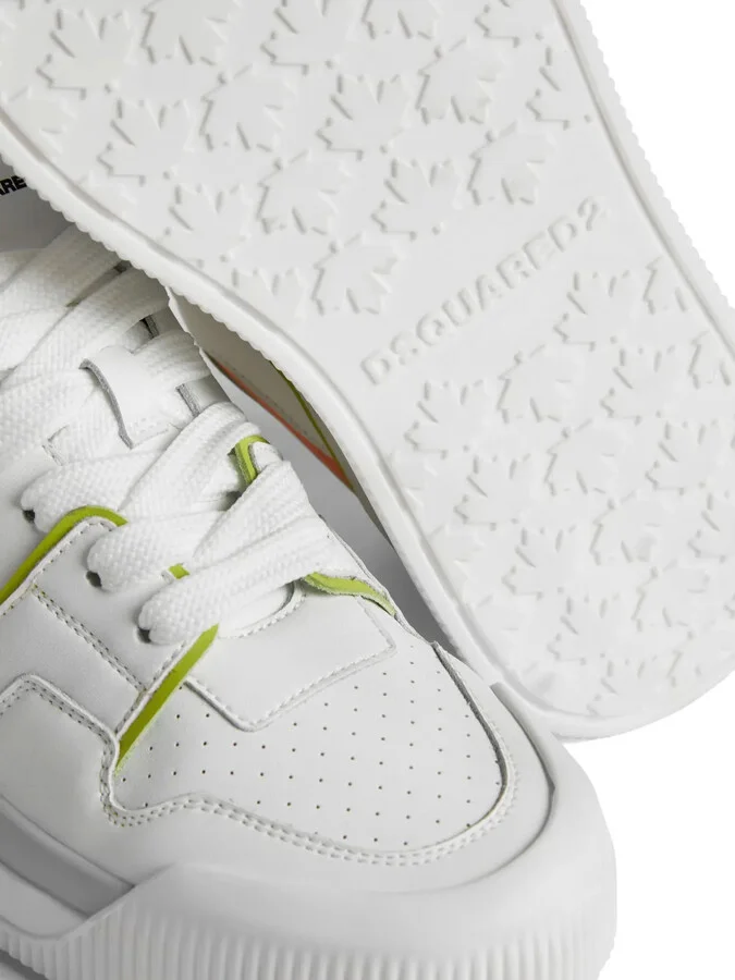 Logo-Embossed Leather Sneakers - Image 5
