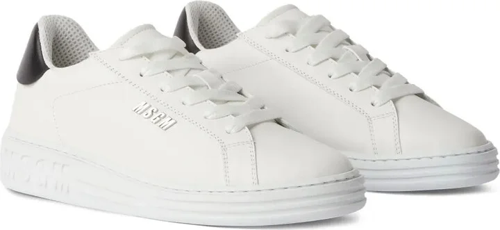 Logo-Embossed Leather Sneakers - Image 2
