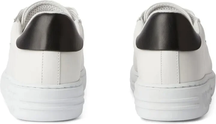 Logo-Embossed Leather Sneakers - Image 3