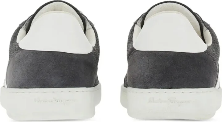 Logo-Embossed Leather Sneakers - Image 3