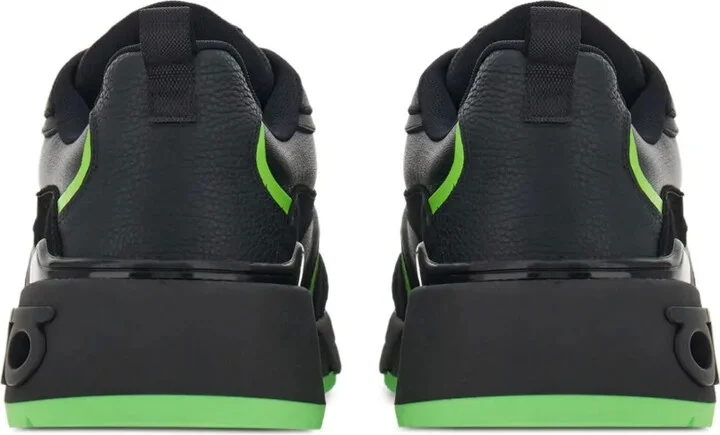 Logo-Embossed Leather Sneakers - Image 3