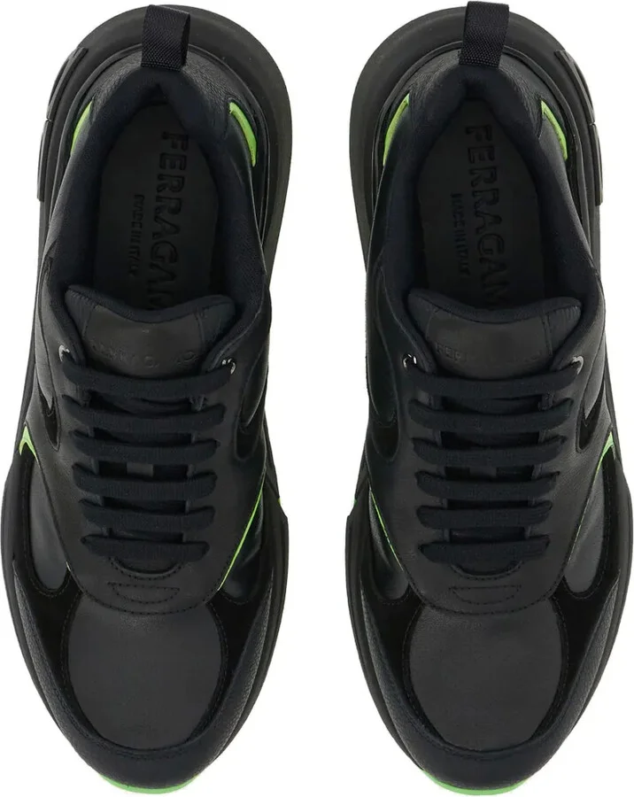 Logo-Embossed Leather Sneakers - Image 4