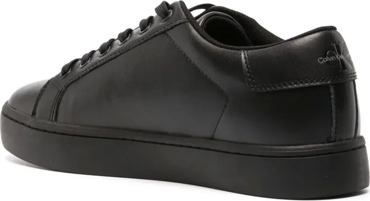 Logo-Embossed Leather Sneakers - Image 3