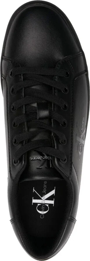 Logo-Embossed Leather Sneakers - Image 4