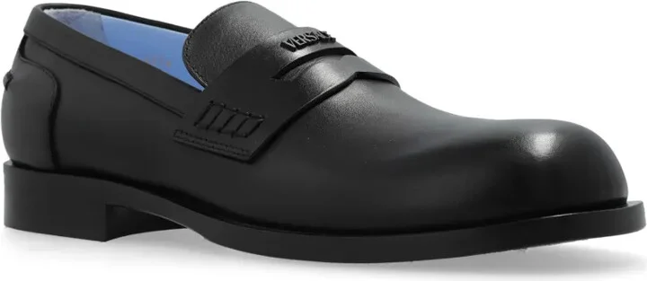 Logo Embossed Loafers - Image 4