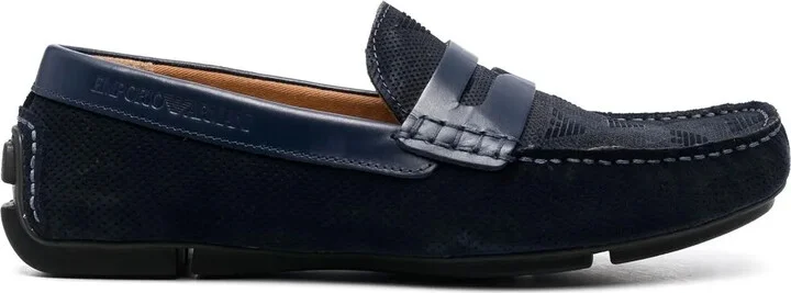 Logo-Embossed Loafers
