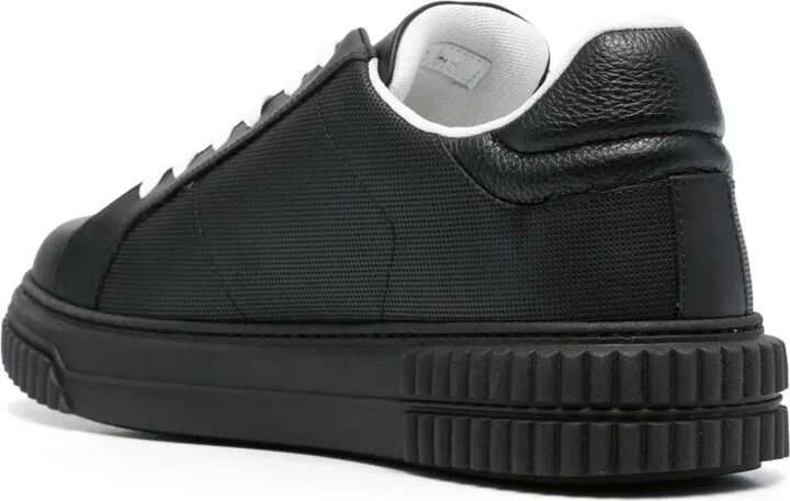 Logo-Embossed Low-Top Leather Sneakers - Image 3