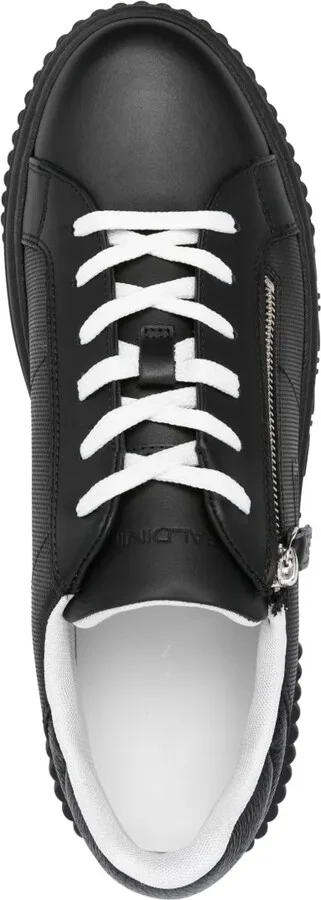 Logo-Embossed Low-Top Leather Sneakers - Image 4