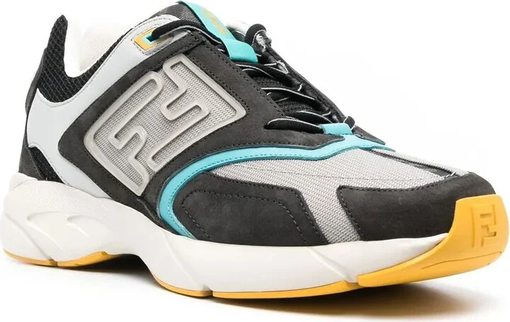 Logo-Embossed Low-Top Sneakers - Image 3