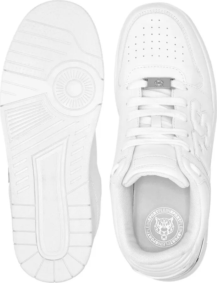 Logo-Embossed Low-Top Sneakers - Image 3